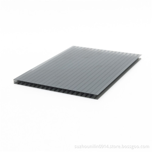 UV Resistant Hollow 4mm Twin-wall Polycarbonate Sheet